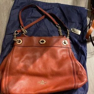 Coach Autumnal Burnt Orange/Red - stunning!